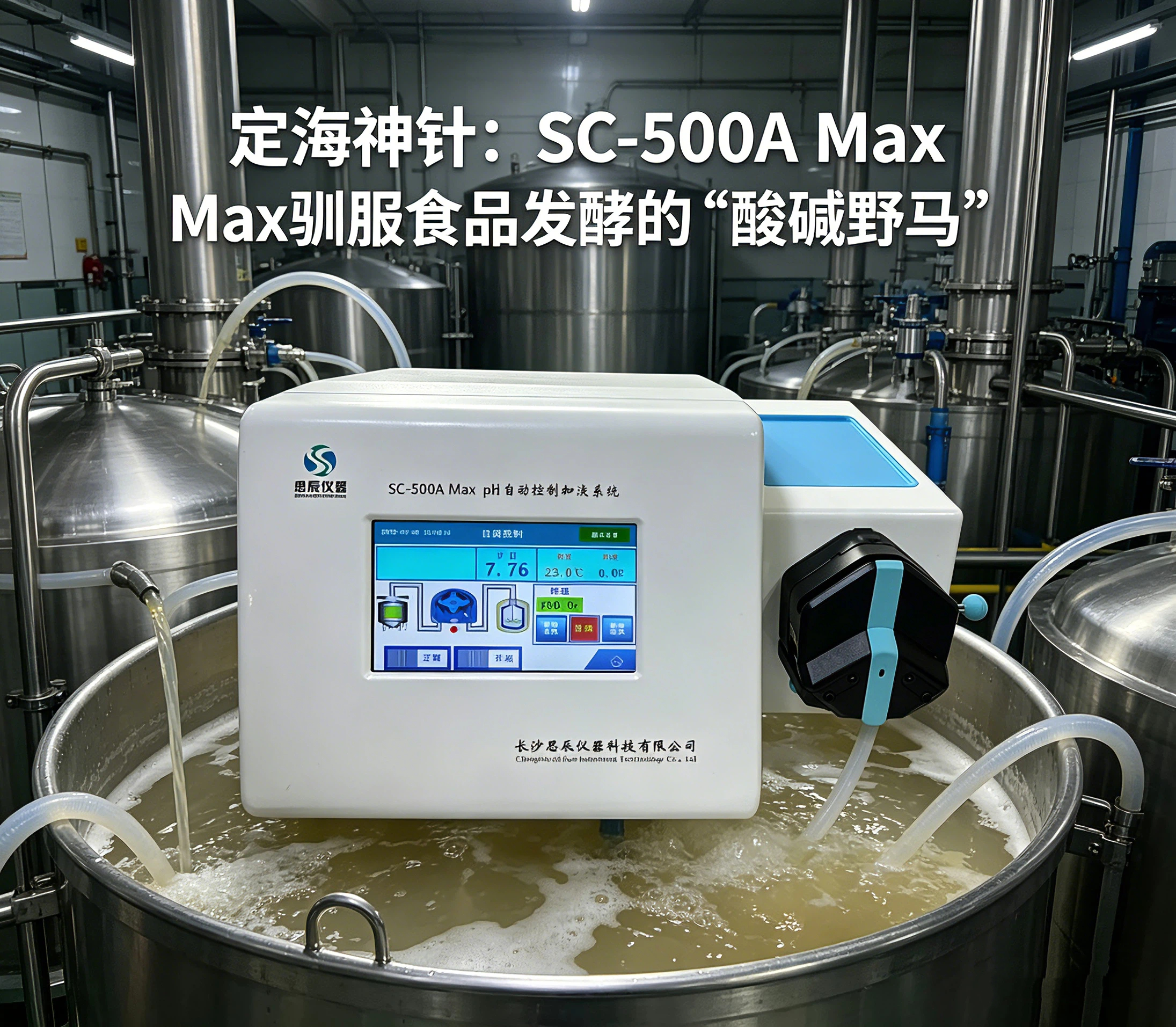 千升發(fā)酵罐里的&ldquo;定海神針&rdquo;：SC-500A Max如何馴服食品發(fā)酵的&ldquo;酸堿野馬&rdquo;？