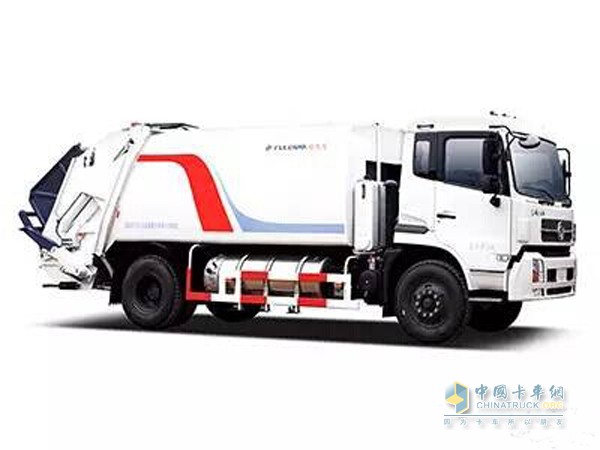 福建龍馬改裝的壓縮式垃圾車